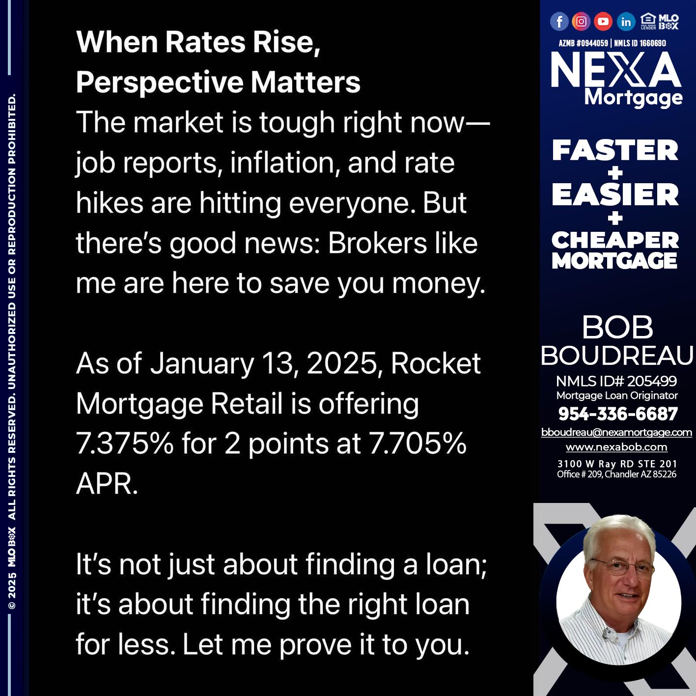 WHEN RATES RISE - Bob Boudreau -Mortgage Loan Originator