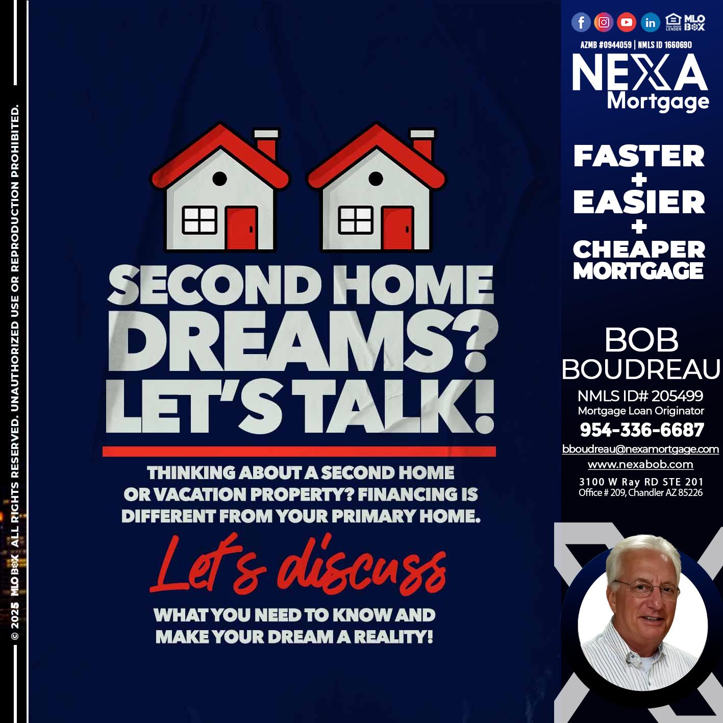 second home dreams? - Bob Boudreau -Mortgage Loan Originator