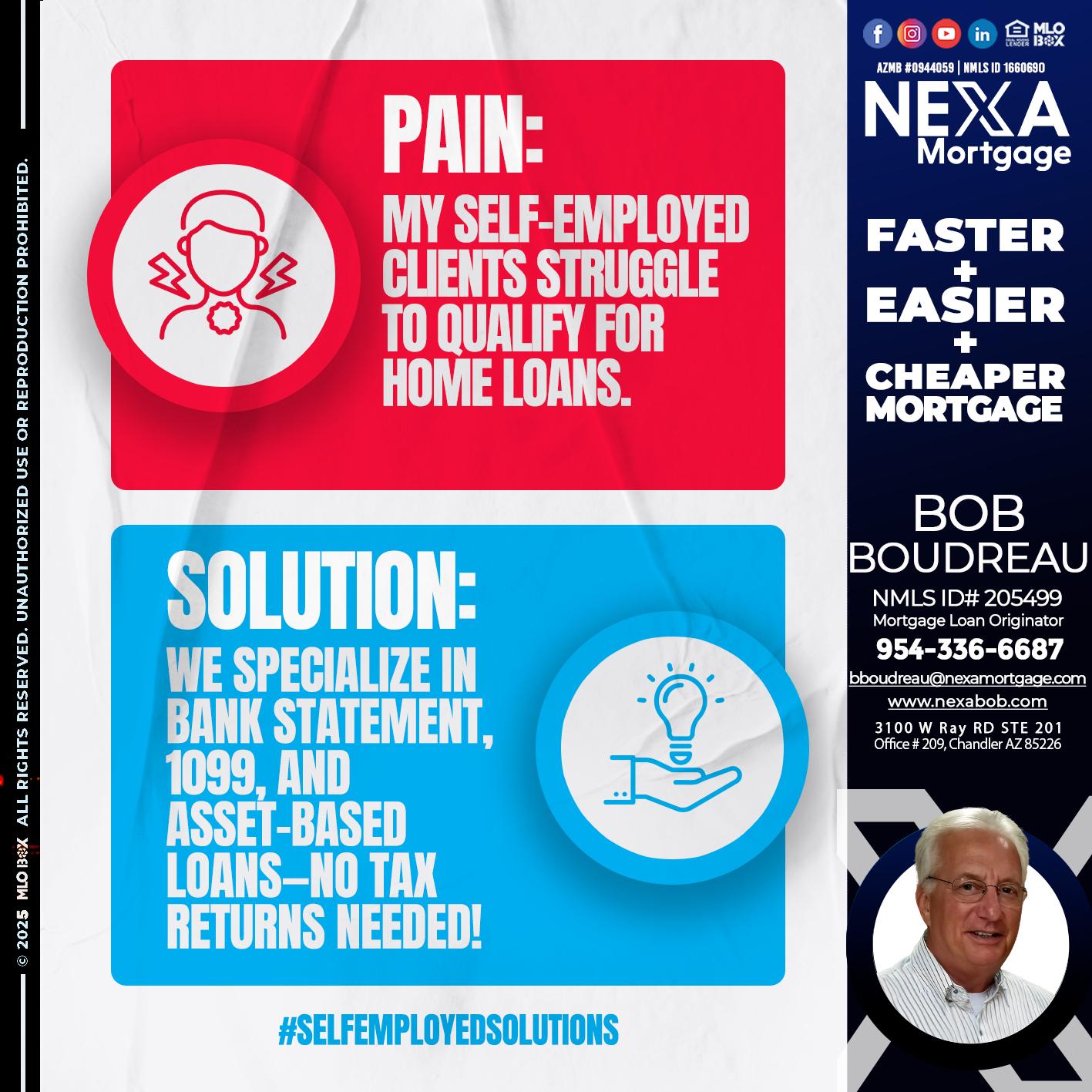 pain-solution - Bob Boudreau -Mortgage Loan Originator