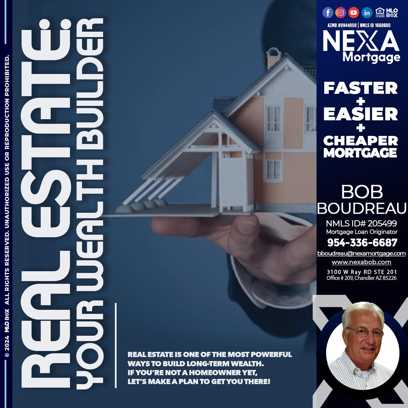 REAL ESTATE FIXED - Bob Boudreau -Mortgage Loan Originator