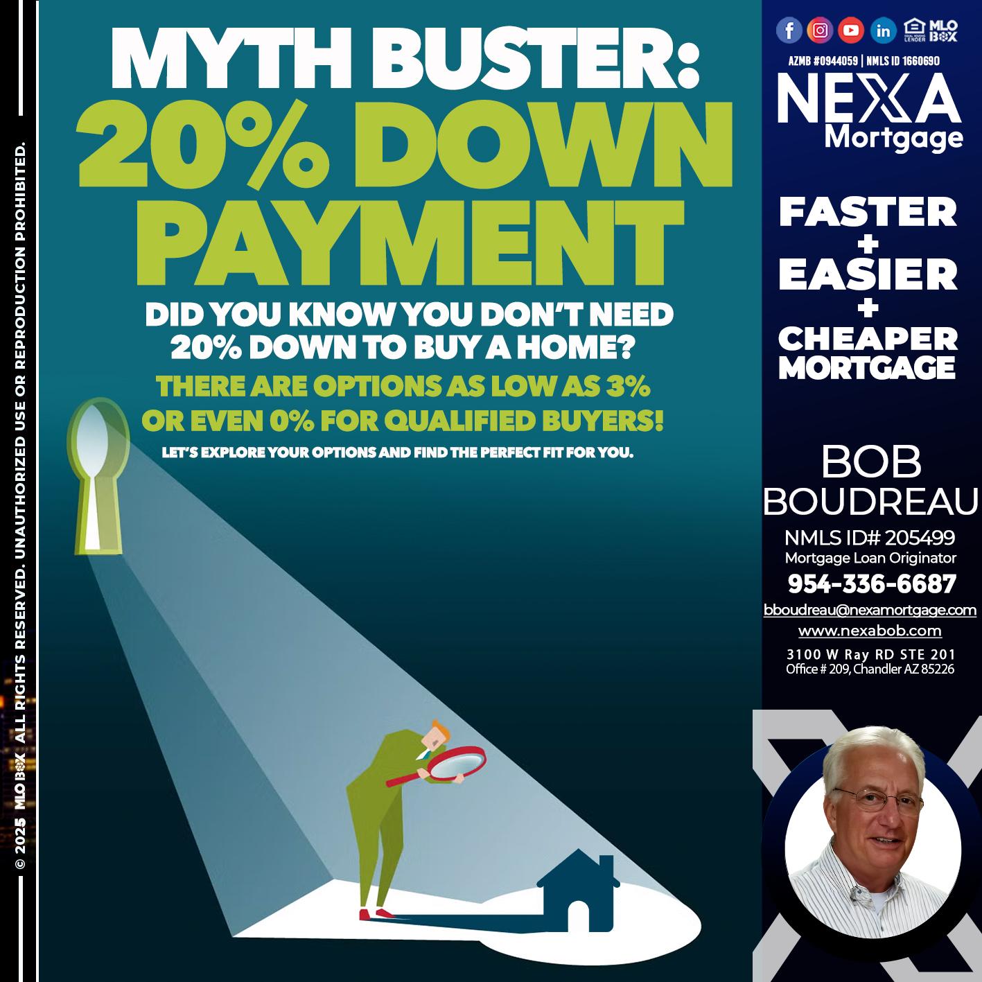myth buster - Bob Boudreau -Mortgage Loan Originator