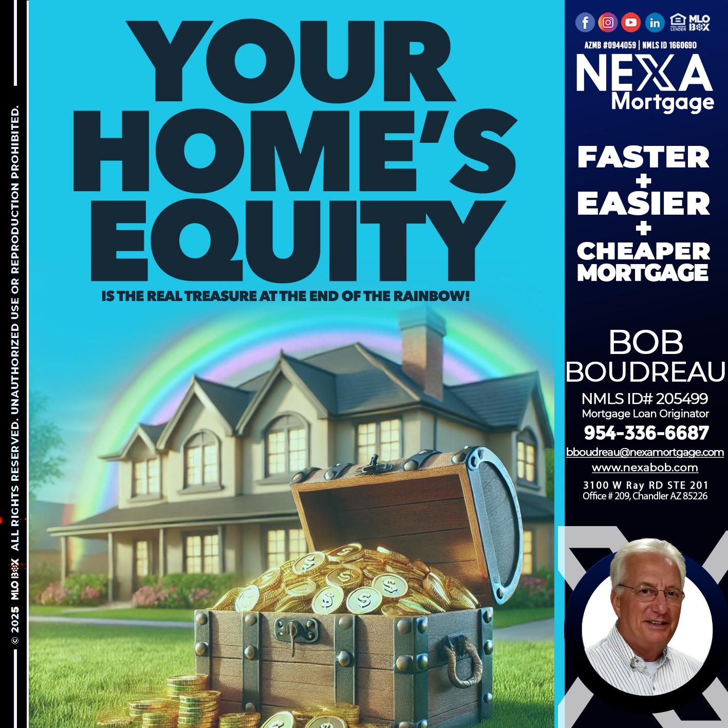 YOUR HOME´S EQUITY - Bob Boudreau -Mortgage Loan Originator