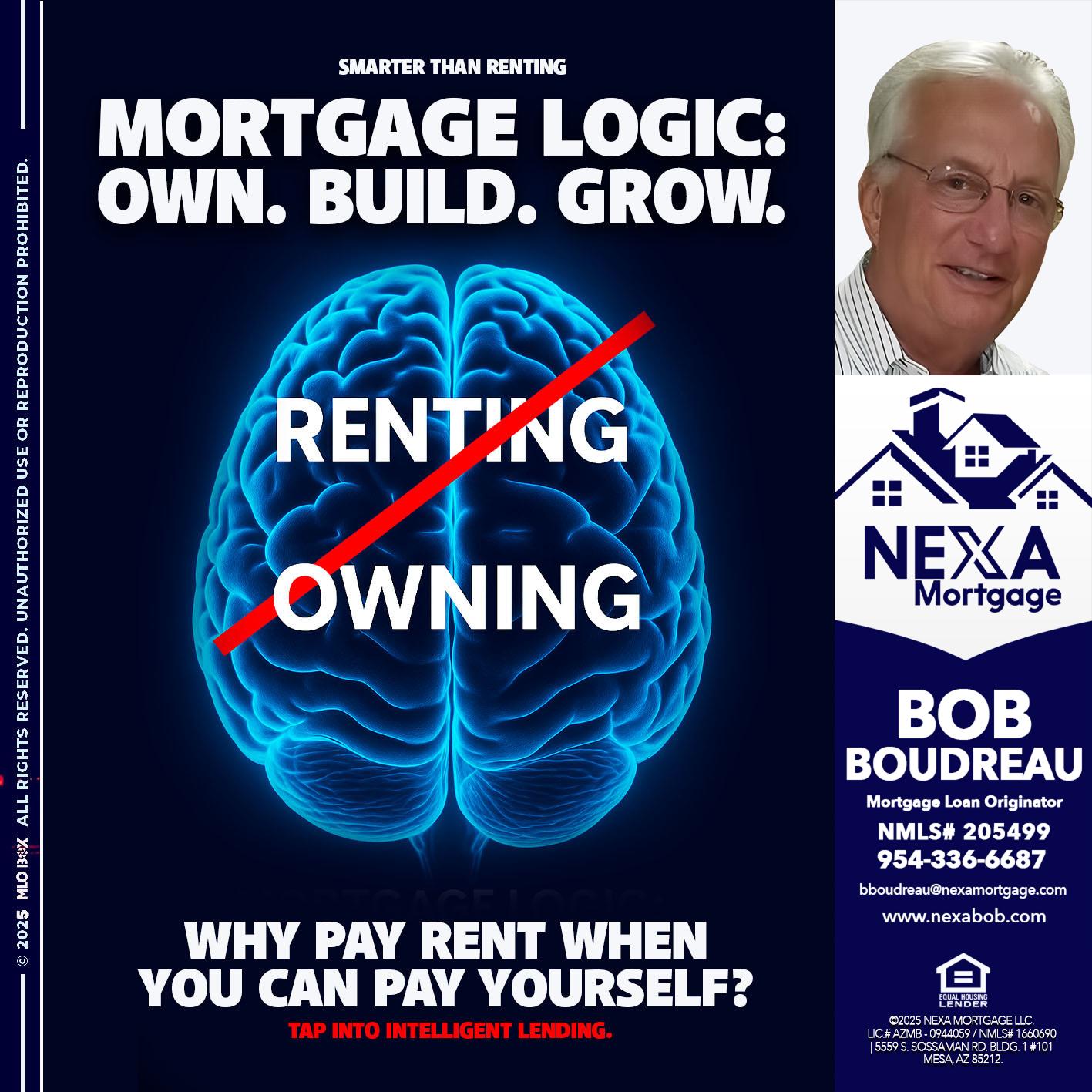 mortgage logic - Bob Boudreau -Mortgage Loan Originator