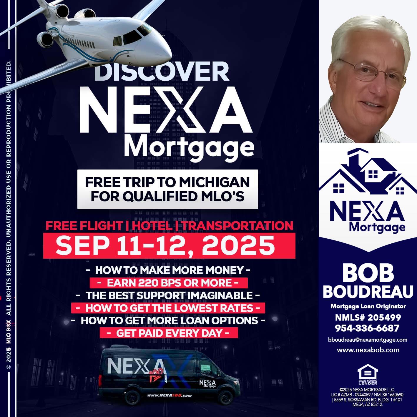 DISCOVER NEXA MORTGAGE - Bob Boudreau -Mortgage Loan Originator