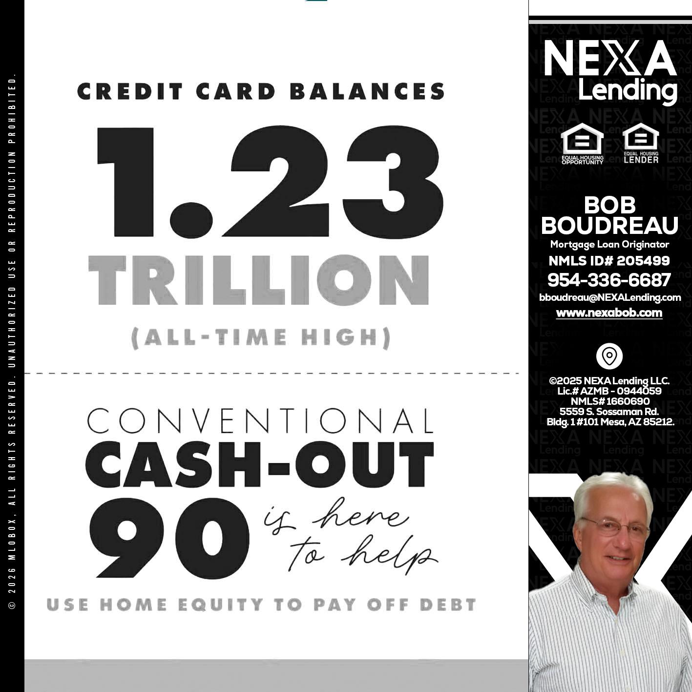 CREDIT CARD BALANCE - Bob Boudreau -Mortgage Loan Originator