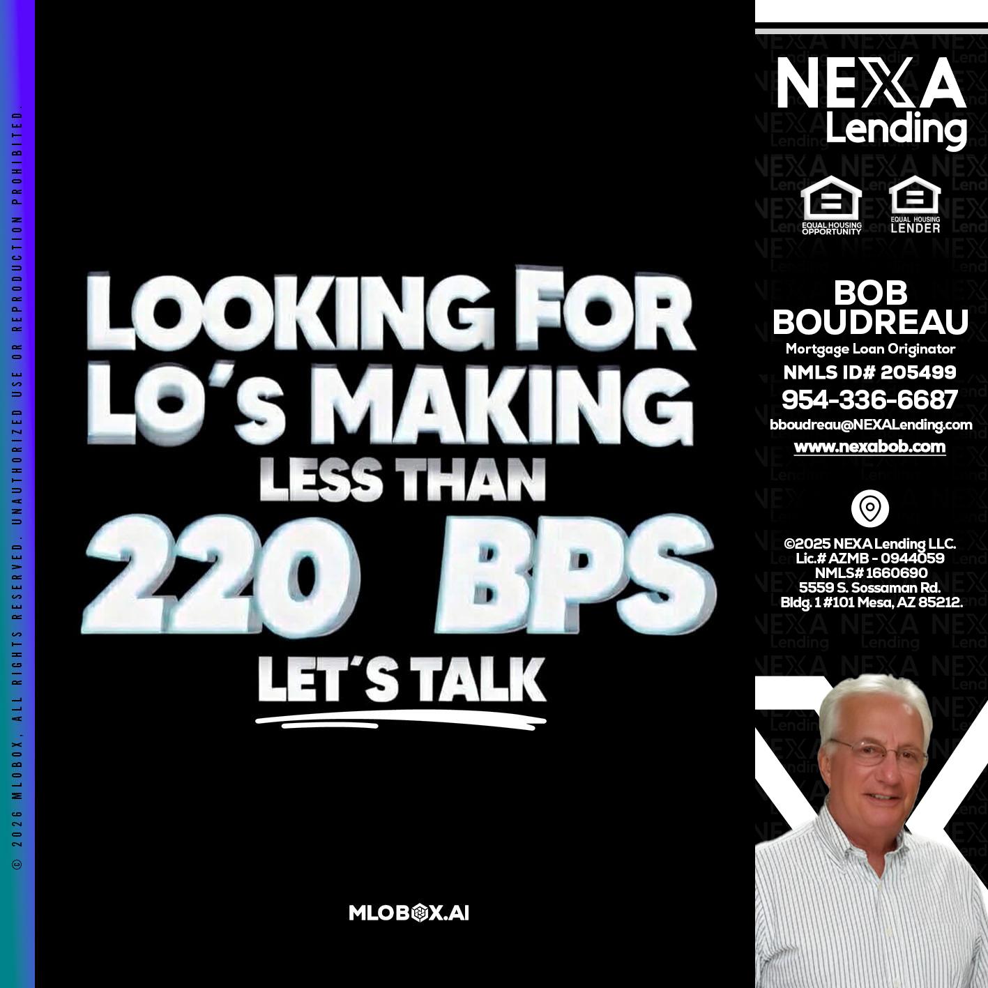 LOOKING FOR - Bob Boudreau -Mortgage Loan Originator