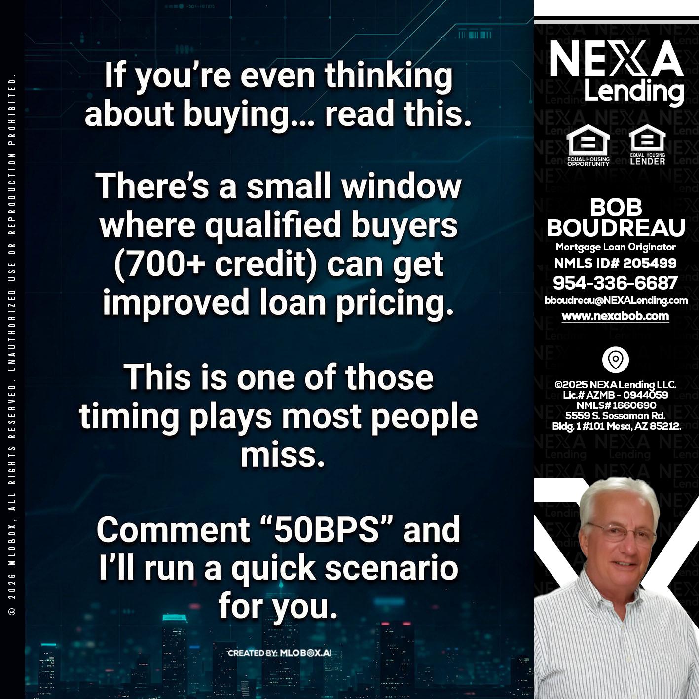 IF YOU EVER - Bob Boudreau -Mortgage Loan Originator