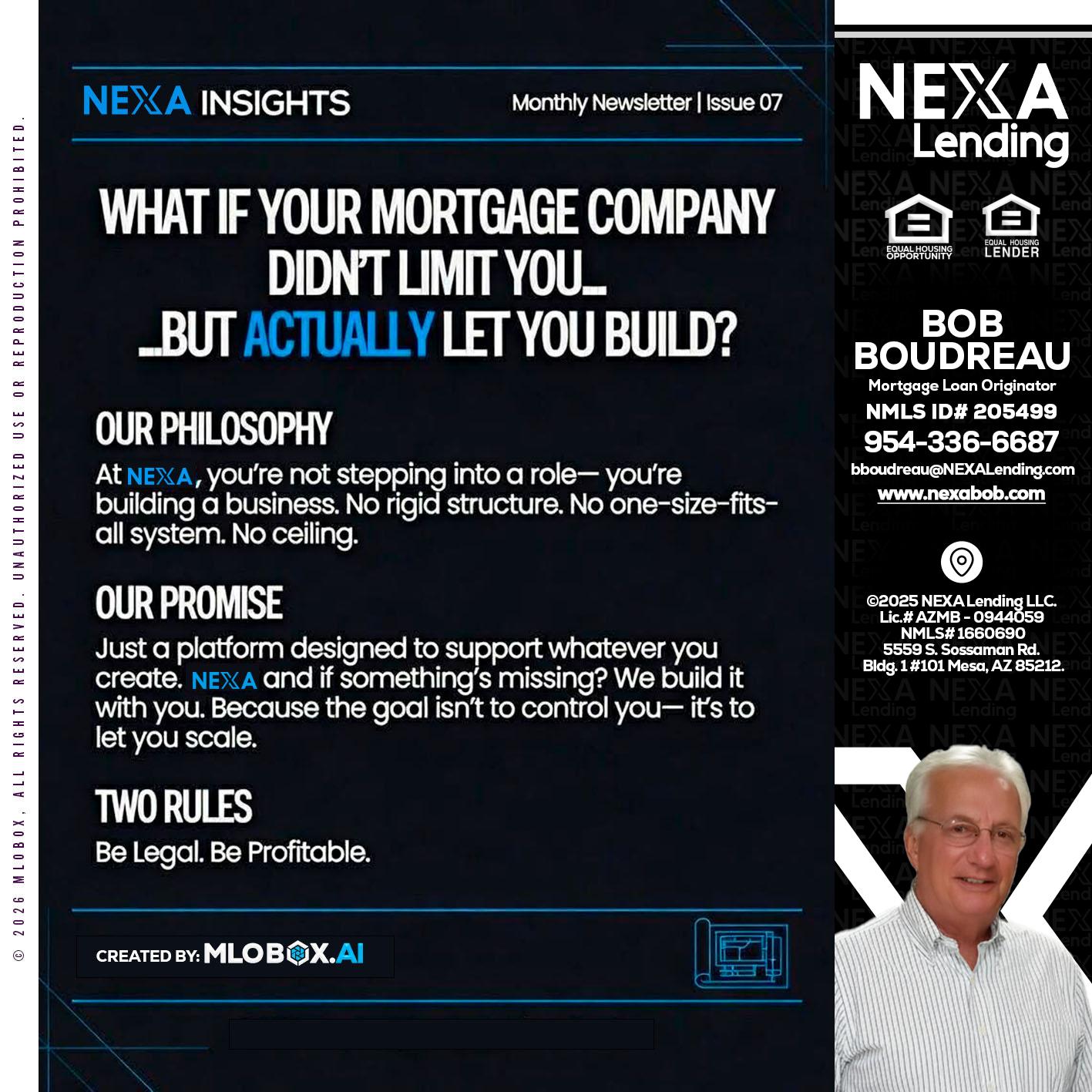 NEXA INSIGHTS - Bob Boudreau -Mortgage Loan Originator