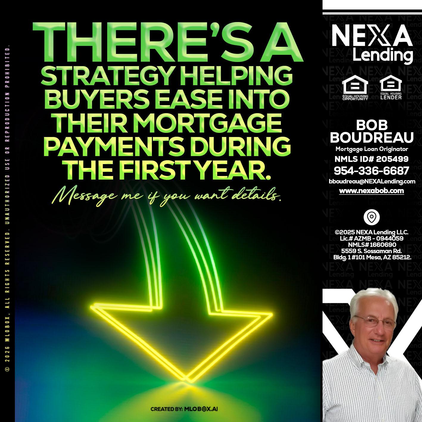 THERES A STATEGY - Bob Boudreau -Mortgage Loan Originator