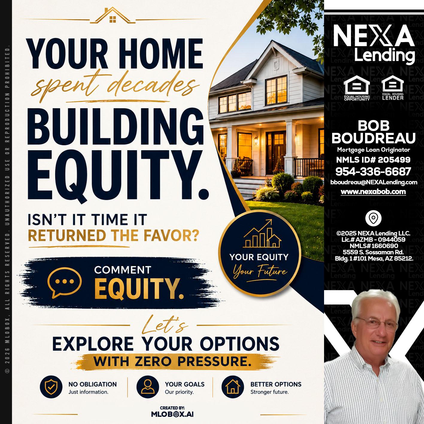 building equity - Bob Boudreau -Mortgage Loan Originator