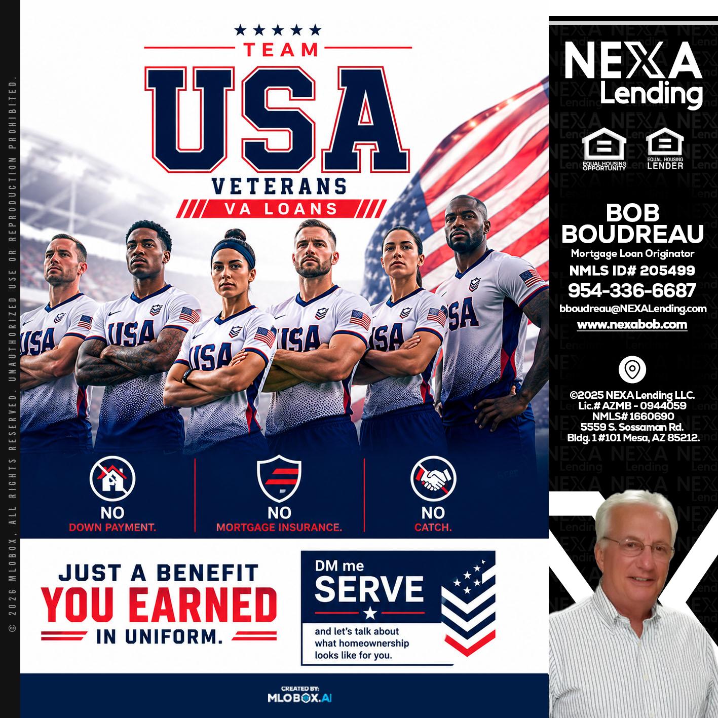 USA TEAM - Bob Boudreau -Mortgage Loan Originator