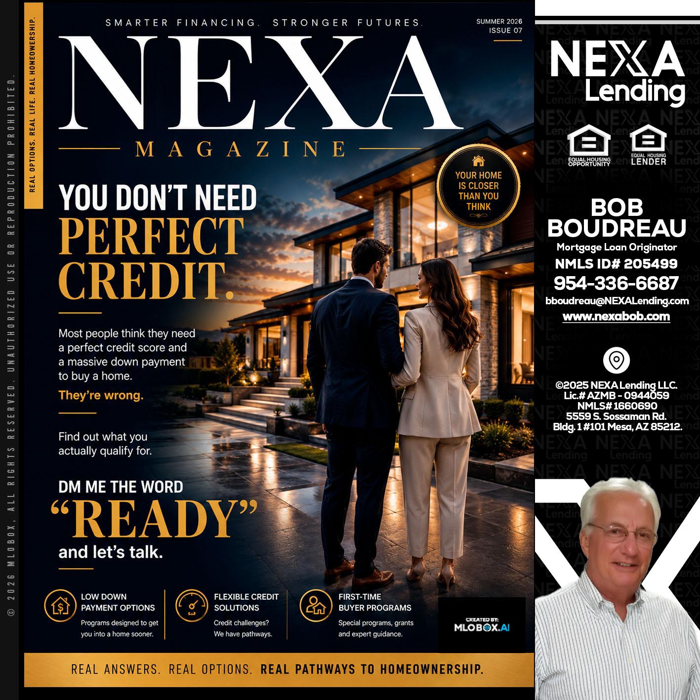 NEXA MAGAZINE - Bob Boudreau -Mortgage Loan Originator