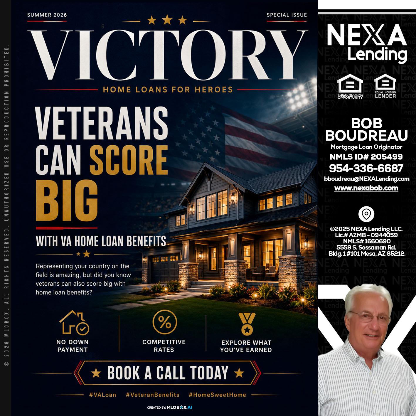 VICTORY - Bob Boudreau -Mortgage Loan Originator