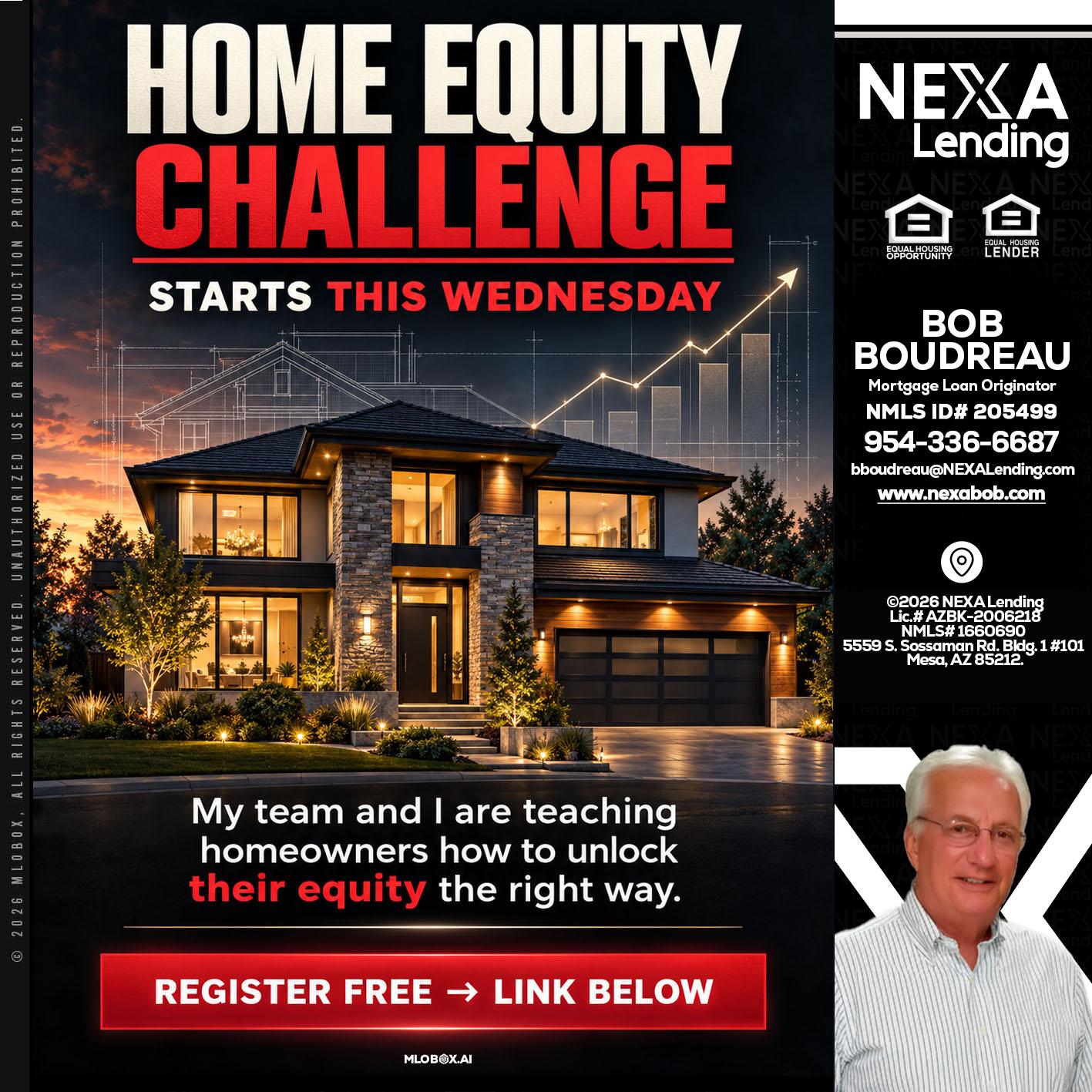 HOME EQUITY - Bob Boudreau -Mortgage Loan Originator